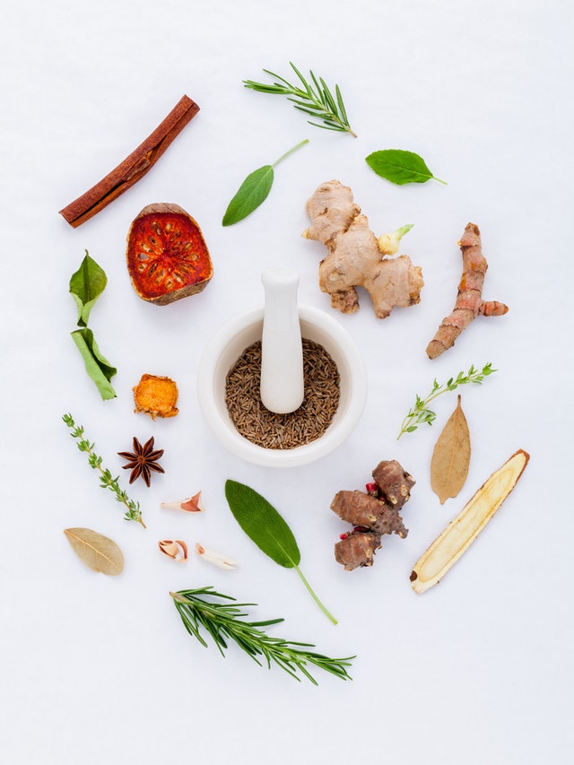 Many herbs and essential oils contain antimicrobial compounds.